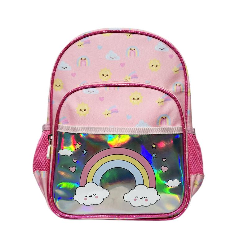 pink waterproof backpack for kids