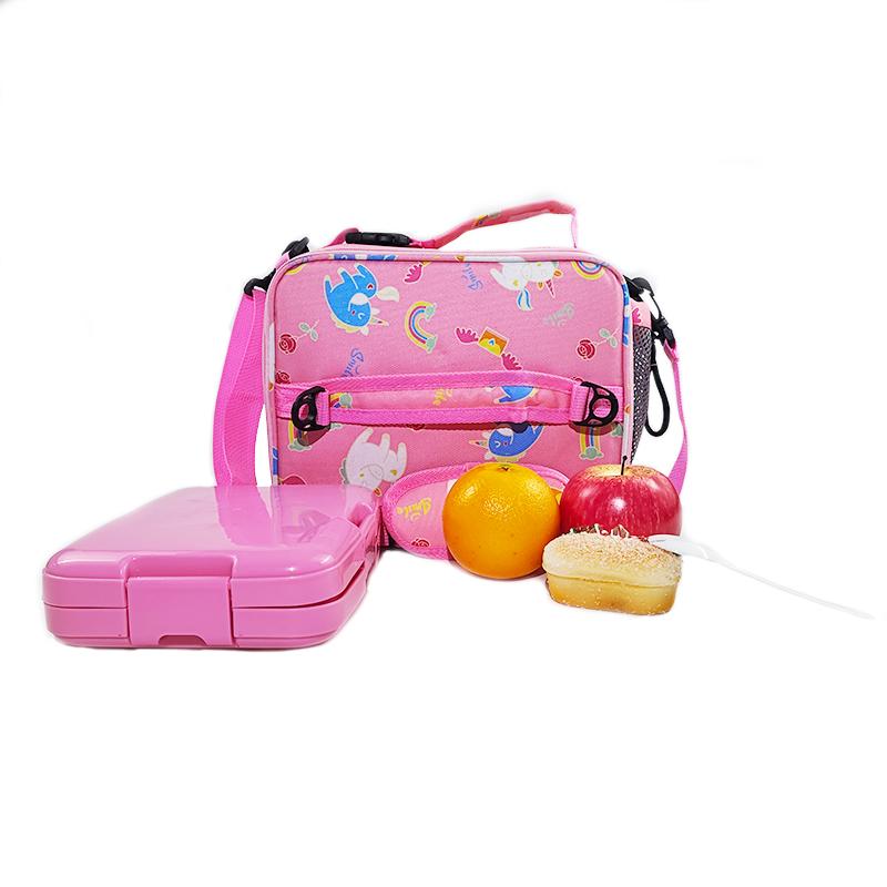 Barbie Polar Gear Gifts - Borsa Per Il Pranzo Per Ragazze Con Portapranzo Per Bambini, Borsa Termica Per Il Rientro A Scuola, Con Tasca Per Bottiglia E Contenitore Per Snack