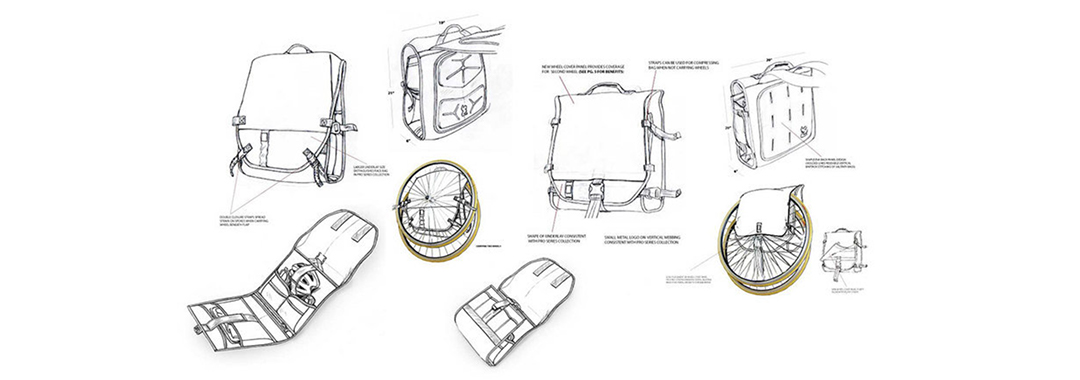Bike Bag Design Drawing