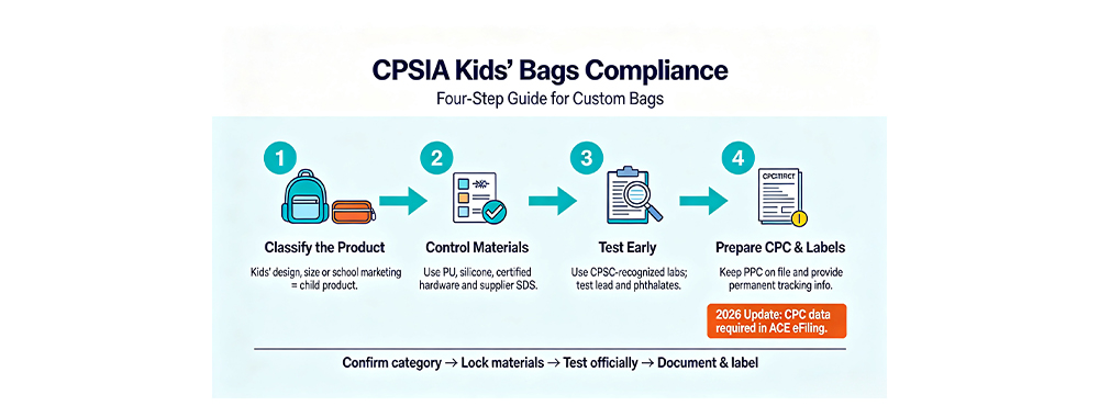 CPSIA Compliance Guidelines in the Customization Process of Children's Bags CPSIA Compliance Guidelines in the Customization Process of Children's Bags