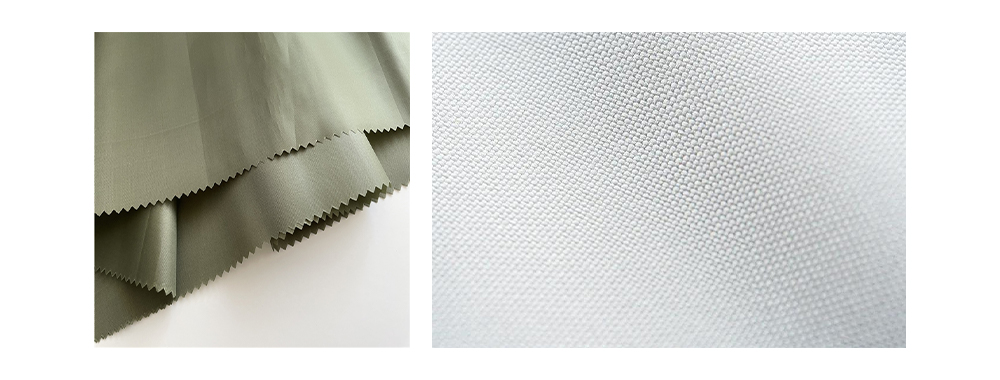 Coated polyester and coated Oxford fabric for water-resistant cosmetic bag lining