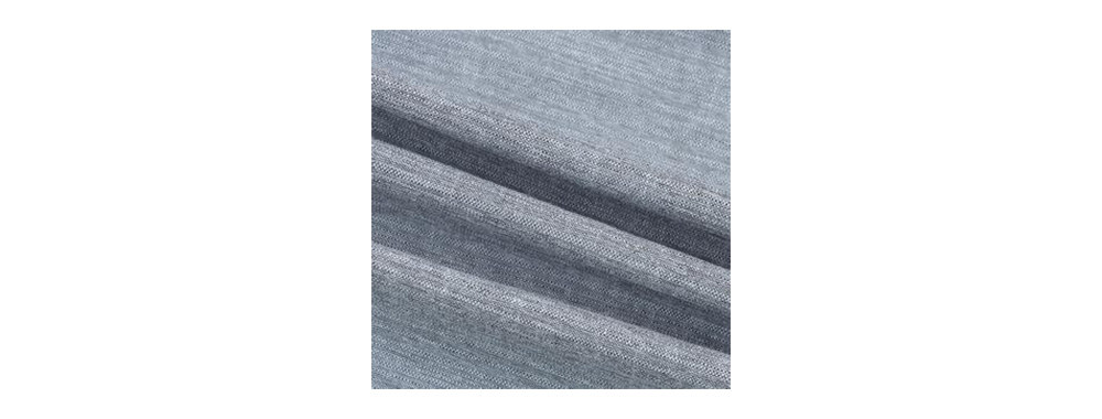 Gray cotton-polyester blend for balanced cosmetic bag lining