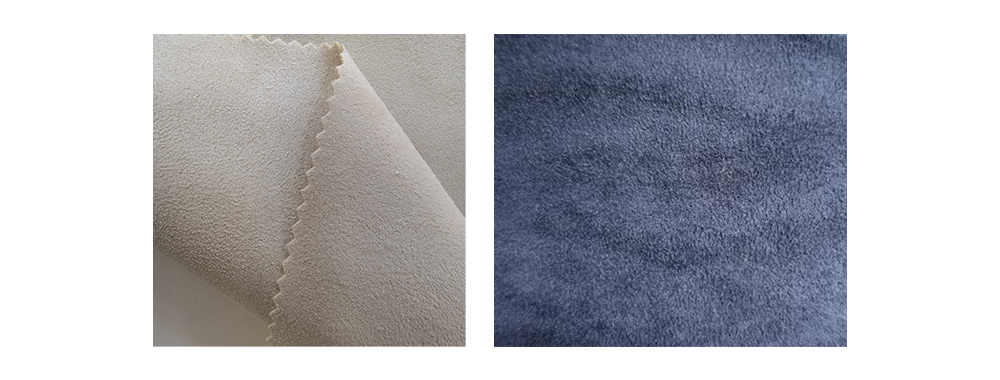 Microfiber fleece and velvet for premium cosmetic bag lining