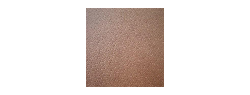 Textured PU lining for easy-clean cosmetic bag interiors