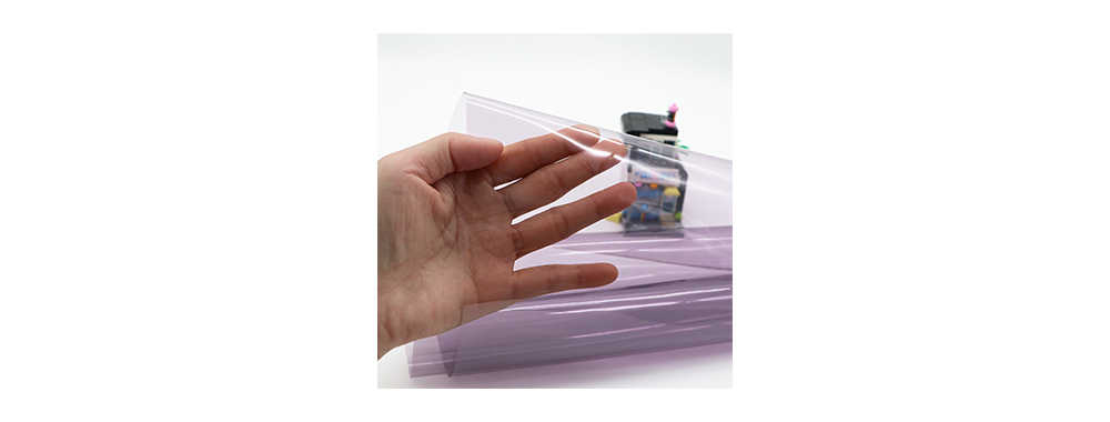 Transparent PVC TPU film for waterproof cosmetic bag lining