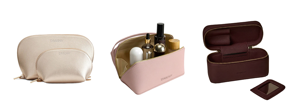 The picture displays various cosmetic bag styles The picture displays various cosmetic bag styles